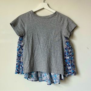 Sacai | Floral back T-shirt